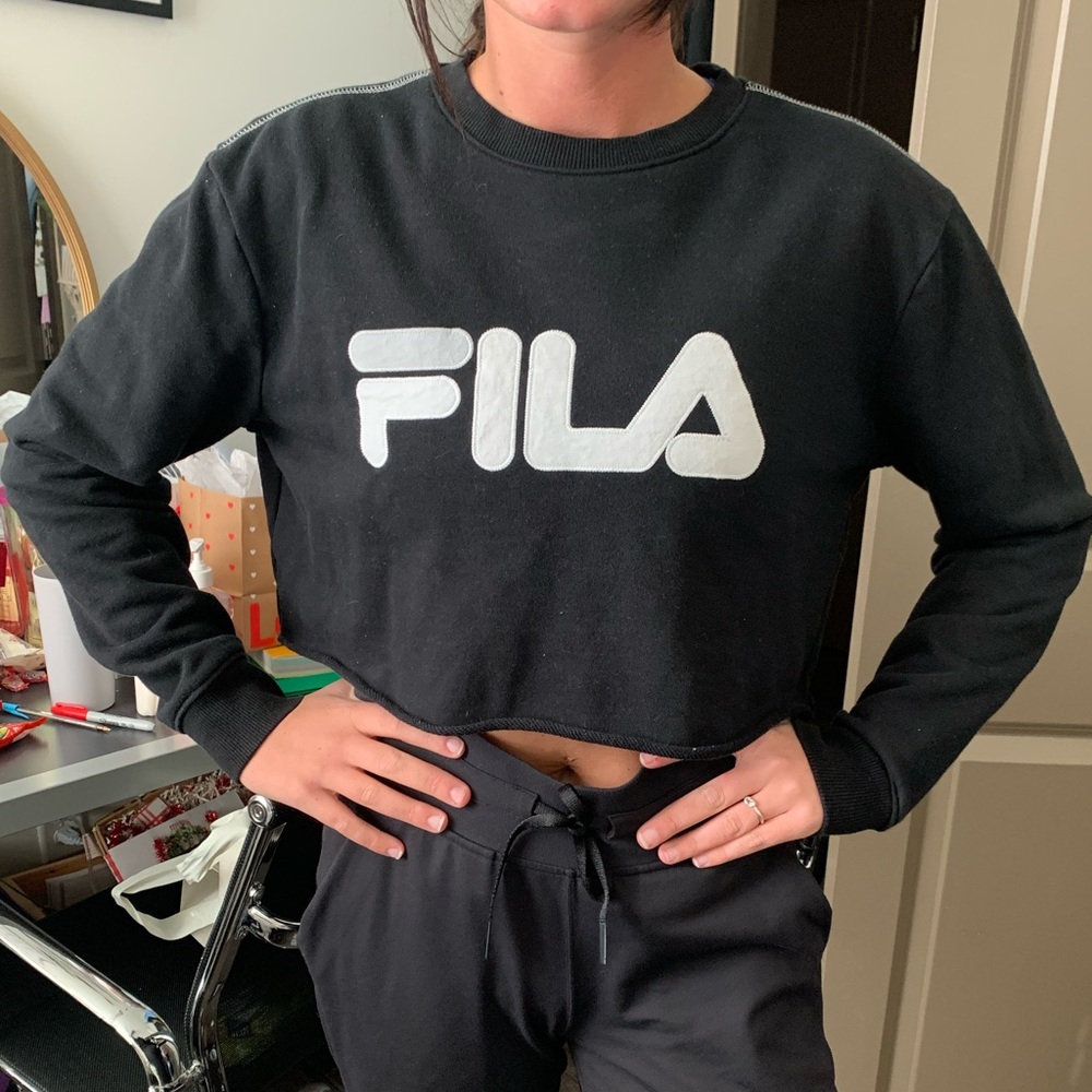 Cropped sweatshirt